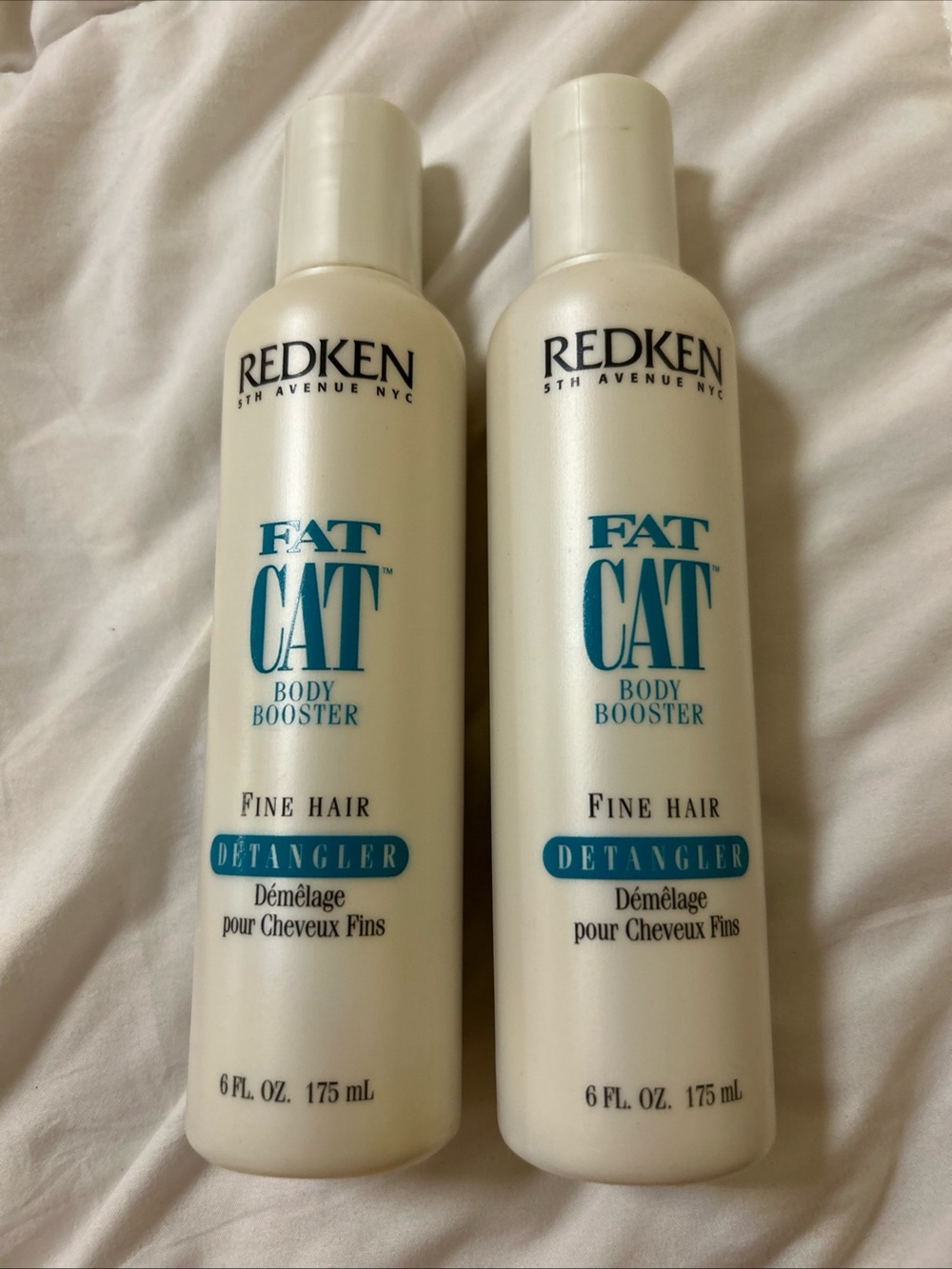 Redken Fat Cat Body Booster fine hair Detangler - lot of 2 bottles 6 oz each